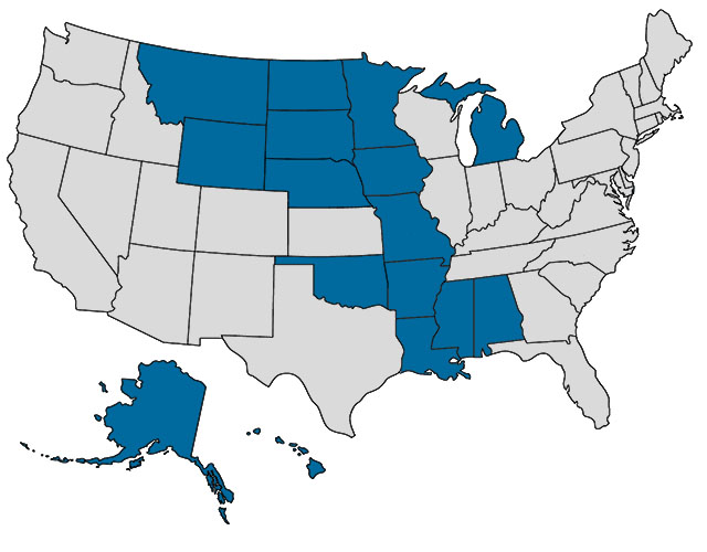 Map of Joe Morelli's Service Area